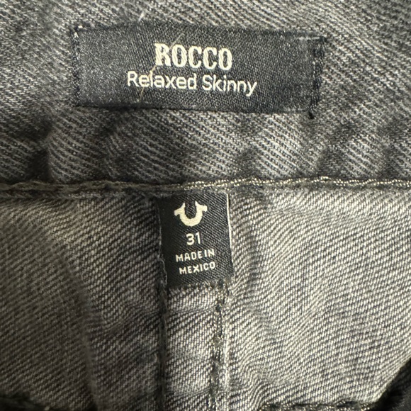 Men’s True Religion Jeans- Rocco- black camouflage - Picture 2 of 3